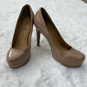 Chinese Laundry Nude/Tan Platform Heels Size 8